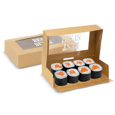 Scatole sushi con finestra